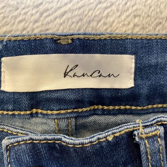 KanCan Women's Jeans Size 31 High Rise Button Fly Medium Wash Straight-Leg Denim - Picture 7 of 12